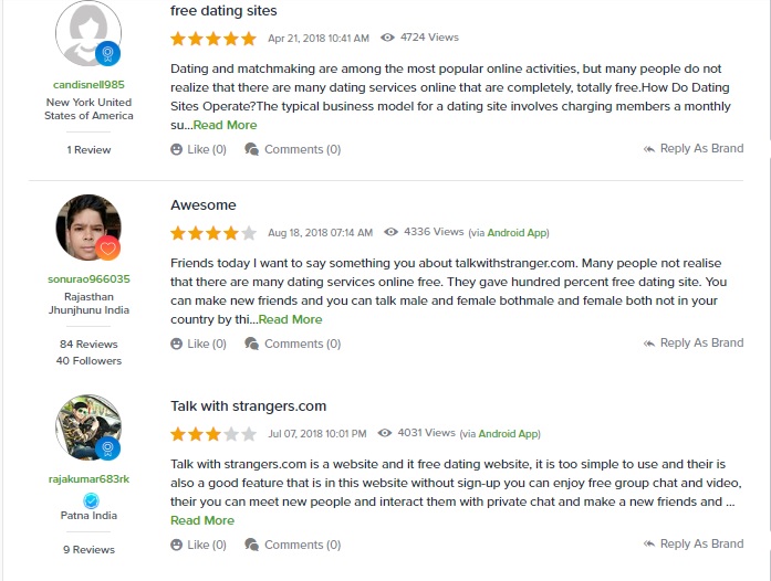 Talkwithstranger customer review