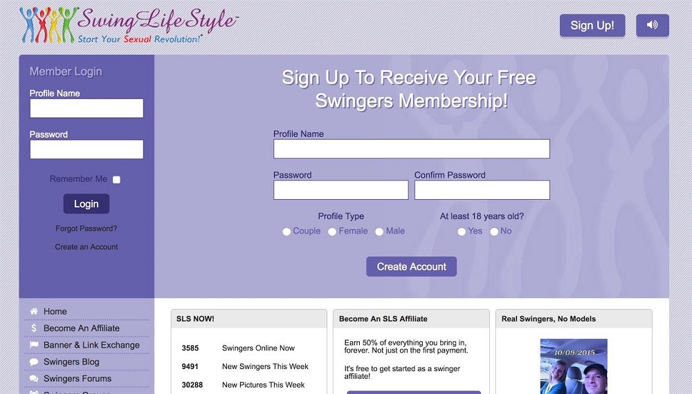 Swing Lifestyle Login